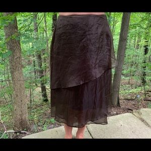 Vintage BCBG 100% Silk Skirt